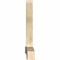 Ekena Millwork Bellingham Rough Sawn Timber Gable Bracket, Douglas Fir, 96"W x 52"H x 6"D x 6"F, 13/12 Pitch GBW096X52X0606BEL00RDF - alternate 3
